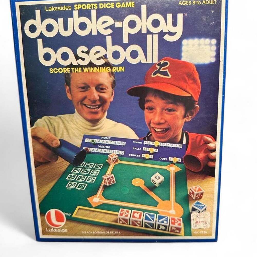 SEALED Vintage 1979 Lakeside Double Play Baseball Dice Game BNIB Factory Sealed